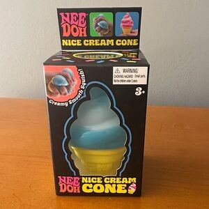 New NeeDoh Nice Cream Cone Toy - Blue & White
